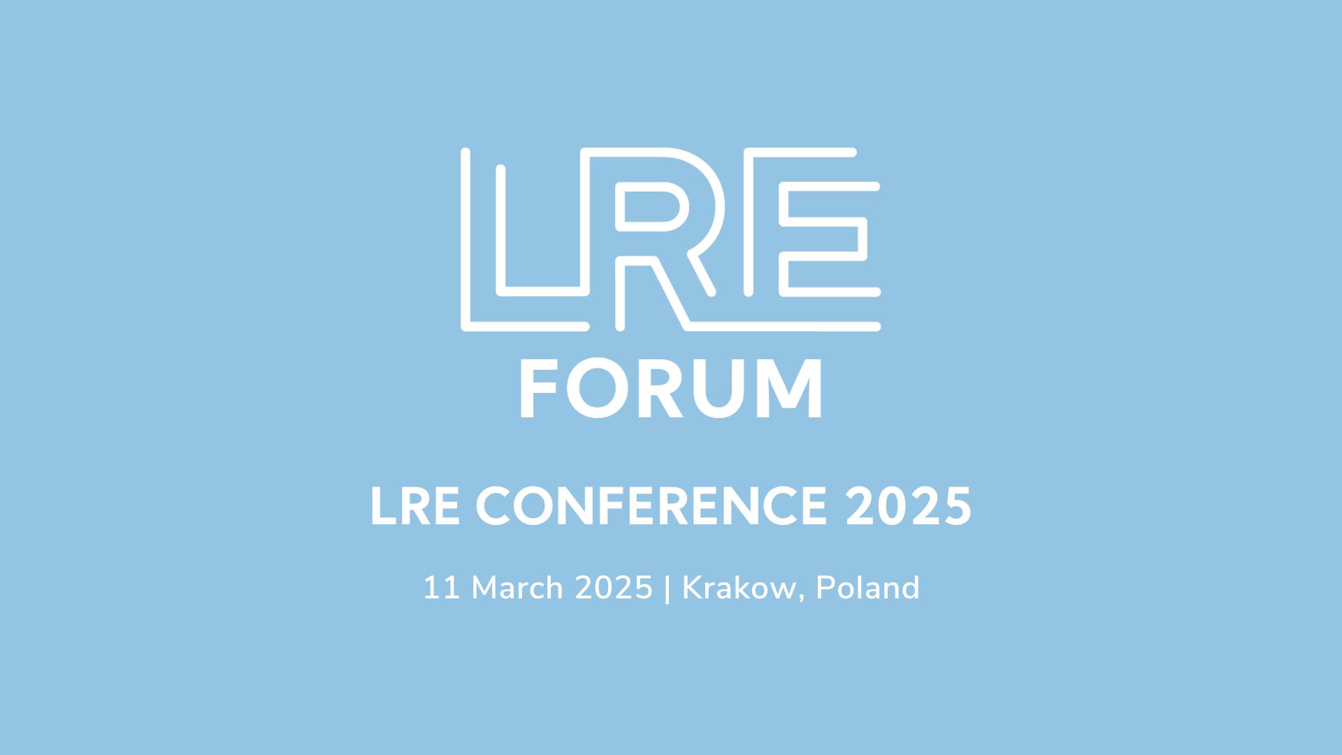 LRE Conference 2025